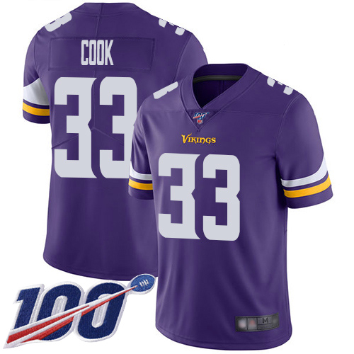 Nike Vikings #33 Dalvin Cook Purple Team Color Youth Stitched NFL 100th Season Vapor Limited Jersey Nike Vikings #33 Dalvin Cook Purple Team Color Youth Stitched NFL 100th Season Vapor Limited Jersey
