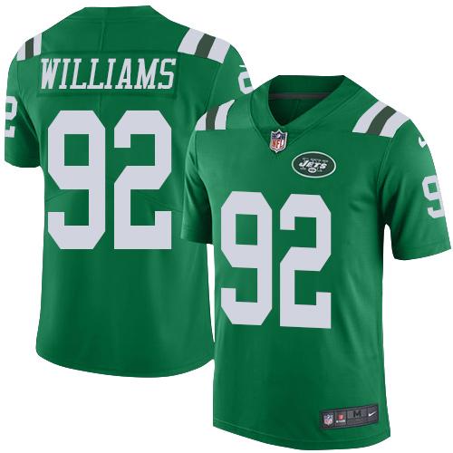 Nike Jets #92 Leonard Williams Green Youth Stitched NFL Limited Rush Jersey Nike Jets #92 Leonard Williams Green Youth Stitched NFL Limited Rush Jersey