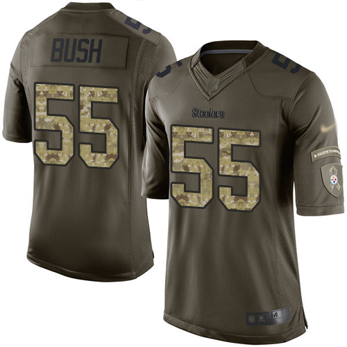 Nike Steelers #55 Devin Bush Green Youth Stitched NFL Limited 2015 Salute to Service Jersey Nike Steelers #55 Devin Bush Green Youth Stitched NFL Limited 2015 Salute to Service Jersey