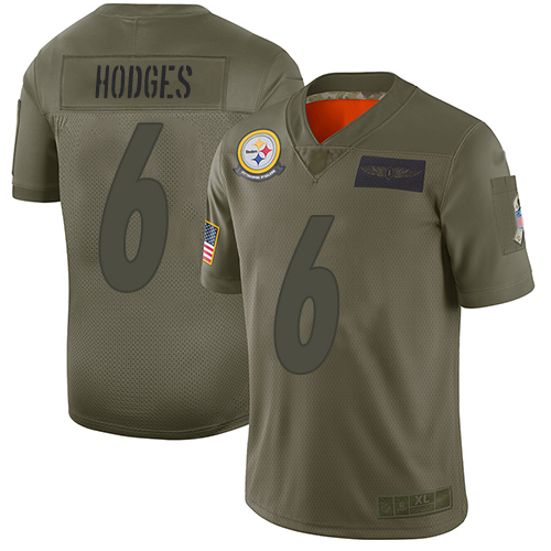 Nike Steelers #6 Devlin Hodges Camo Youth Stitched NFL Limited 2019 Salute to Service Jersey Nike Steelers #6 Devlin Hodges Camo Youth Stitched NFL Limited 2019 Salute to Service Jersey