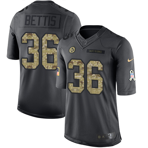 Nike Steelers #36 Jerome Bettis Black Youth Stitched NFL Limited 2016 Salute to Service Jersey Nike Steelers #36 Jerome Bettis Black Youth Stitched NFL Limited 2016 Salute to Service Jersey