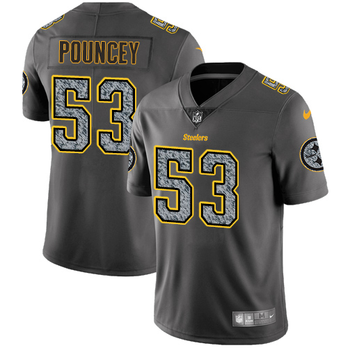 Nike Steelers #53 Maurkice Pouncey Gray Static Youth Stitched NFL Vapor Untouchable Limited Jersey Nike Steelers #53 Maurkice Pouncey Gray Static Youth Stitched NFL Vapor Untouchable Limited Jersey