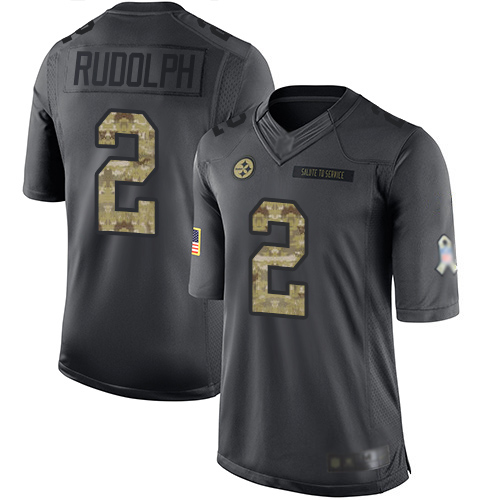 Nike Steelers #2 Mason Rudolph Black Youth Stitched NFL Limited 2016 Salute to Service Jersey Nike Steelers #2 Mason Rudolph Black Youth Stitched NFL Limited 2016 Salute to Service Jersey