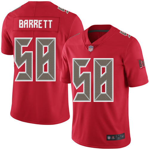 Nike Buccaneers #58 Shaquil Barrett Red Youth Stitched NFL Limited Rush Jersey Nike Buccaneers #58 Shaquil Barrett Red Youth Stitched NFL Limited Rush Jersey