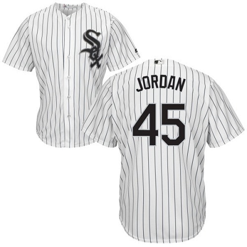 White Sox #45 Michael Jordan White(Black Strip) Home Cool Base Stitched Youth MLB Jersey White Sox #45 Michael Jordan White(Black Strip) Home Cool Base Stitched Youth MLB Jersey