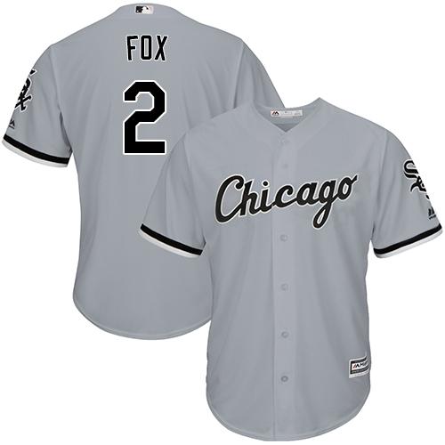 White Sox #2 Nellie Fox Grey Road Cool Base Stitched Youth MLB Jersey White Sox #2 Nellie Fox Grey Road Cool Base Stitched Youth MLB Jersey