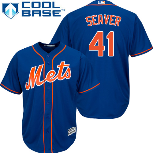 Mets #41 Tom Seaver Blue Cool Base Stitched Youth MLB Jersey Mets #41 Tom Seaver Blue Cool Base Stitched Youth MLB Jersey