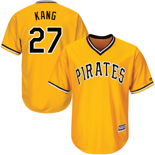 Pirates #27 Jung-ho Kang Gold Cool Base Stitched Youth MLB Jersey Pirates #27 Jung-ho Kang Gold Cool Base Stitched Youth MLB Jersey