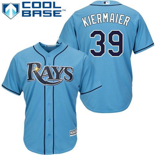 Rays #39 Kevin Kiermaier Light Blue Cool Base Stitched Youth MLB Jersey Rays #39 Kevin Kiermaier Light Blue Cool Base Stitched Youth MLB Jersey
