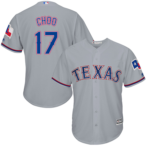 Rangers #17 Shin-Soo Choo Grey Cool Base Stitched Youth MLB Jersey Rangers #17 Shin-Soo Choo Grey Cool Base Stitched Youth MLB Jersey