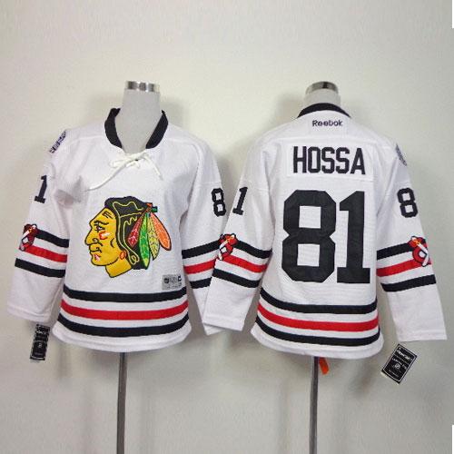 Blackhawks #81 Marian Hossa White 2015 Winter Classic Stitched Youth NHL Jersey Blackhawks #81 Marian Hossa White 2015 Winter Classic Stitched Youth NHL Jersey