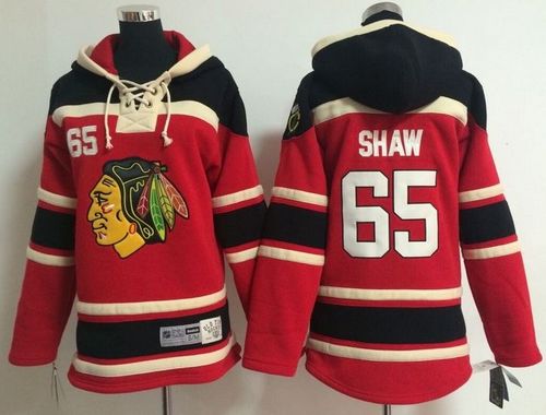 Blackhawks #65 Andrew Shaw Red Sawyer Hooded Sweatshirt Stitched Youth NHL Jersey Blackhawks #65 Andrew Shaw Red Sawyer Hooded Sweatshirt Stitched Youth NHL Jersey