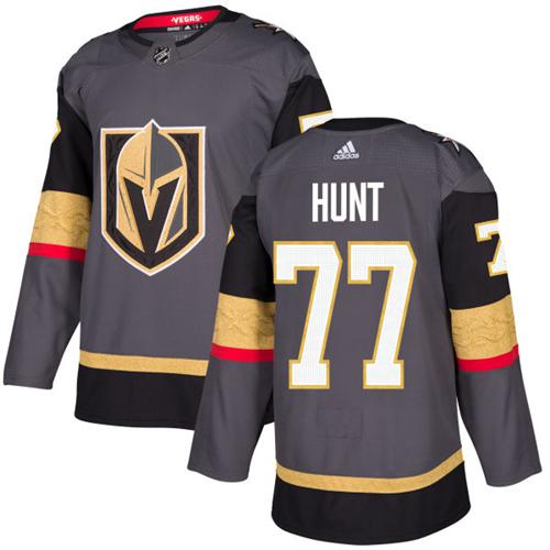 Adidas Golden Knights #77 Brad Hunt Grey Home Authentic Stitched Youth NHL Jersey Adidas Golden Knights #77 Brad Hunt Grey Home Authentic Stitched Youth NHL Jersey