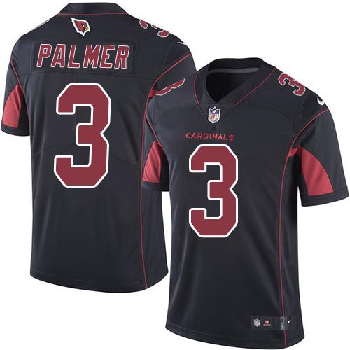 Nike Cardinals #3 Carson Palmer Black Youth Stitched NFL Limited Rush Jersey Nike Cardinals #3 Carson Palmer Black Youth Stitched NFL Limited Rush Jersey