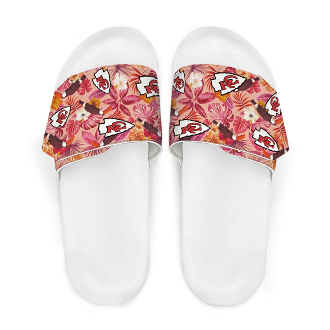 Men's Kansas City Chiefs Beach Adjustable Slides Non-Slip Slippers/Sandals/Shoes 001