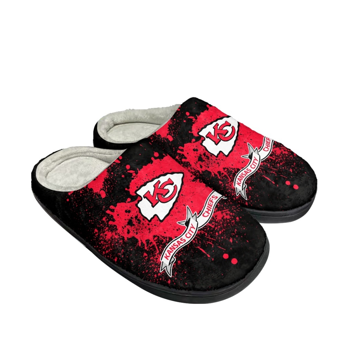Men's Kansas City Chiefs Slippers/Shoes 005 Men's Kansas City Chiefs Slippers/Shoes 005