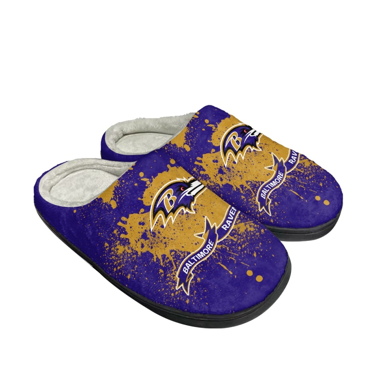 Men's Baltimore Ravens Slippers/Shoes 006 Men's Baltimore Ravens Slippers/Shoes 006