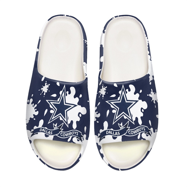 Men's Dallas Cowboys Yeezy Slippers/Shoes 001