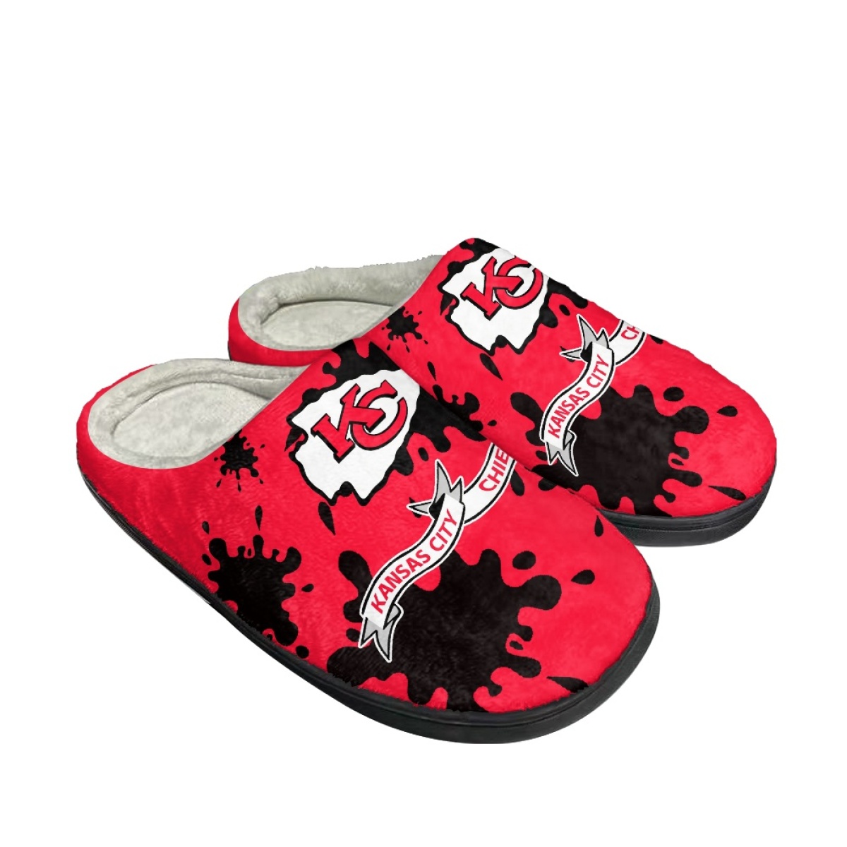 Men's Kansas City Chiefs Slippers/Shoes 006 Men's Kansas City Chiefs Slippers/Shoes 006