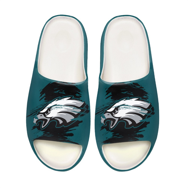 Men's Philadelphia Eagles Yeezy Slippers/Shoes 003