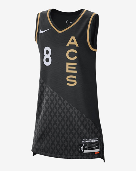Women's Las Vegas Aces Active Player Custom Black 2021 Rebel Edition Stitched Jersey Women's Las Vegas Aces Active Player Custom Black 2021 Rebel Edition Stitched Jersey
