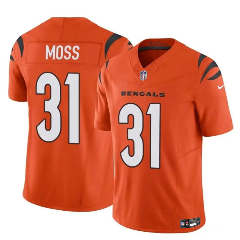 Youth Cincinnati Bengals #31 Zack Moss Orange 2024 F.U.S.E. Vapor Untouchable Limited Jersey Youth Cincinnati Bengals #31 Zack Moss Orange 2024 F.U.S.E. Vapor Untouchable Limited Jersey