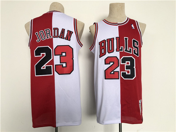 Men's Chicago Bulls/Wizards #23 Michael Jordan Red/White Throwback Stitched Jersey Men's Chicago Bulls/Wizards #23 Michael Jordan Red/White Throwback Stitched Jersey