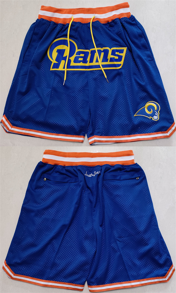 Men's Los Angeles Rams Royal Shorts (Run Small) Men's Los Angeles Rams Royal Shorts (Run Small)