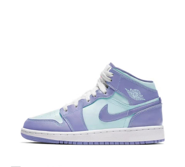 Youth Running Weapon Air Jordan 1 Purple/Aqua Shoes 0045 Youth Running Weapon Air Jordan 1 Purple/Aqua Shoes 0045