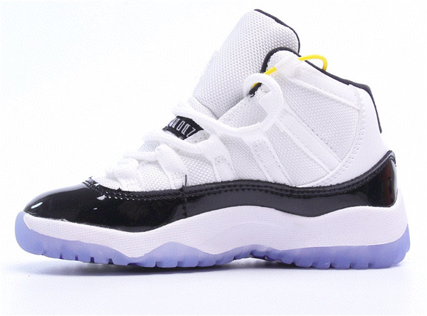 Youth Running Weapon Air Jordan 11 White/Black Shoes 007 Youth Running Weapon Air Jordan 11 White/Black Shoes 007