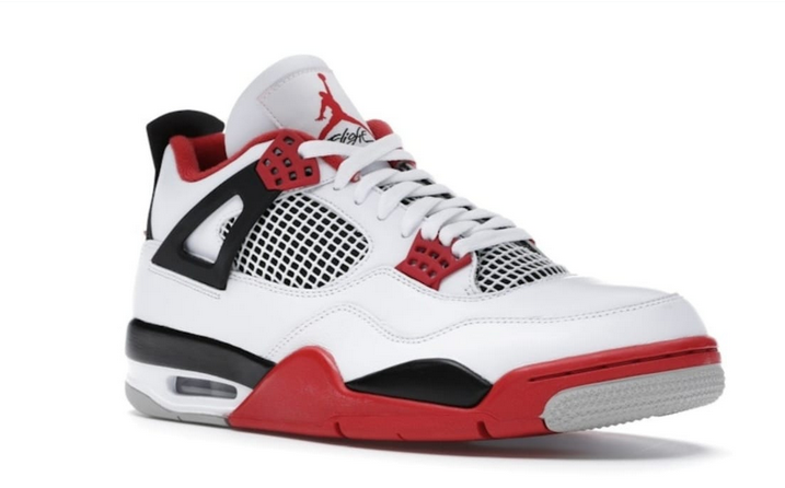 Men's Air Jordan 4 Retro OG Fire Red 2020 Basketball Shoes
