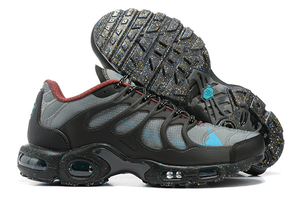 Men's Hot Sale Running Weapon Air Max TN Black Shoes 0216