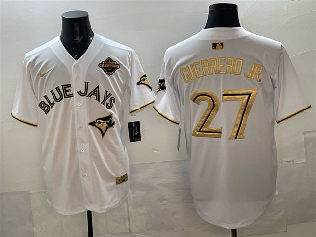 Men's Toronto Blue Jays #39 Trey Yesavage Black Gold 2025 American League Champions Limited Stitched Baseball Jersey