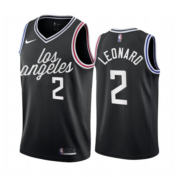 Men's Los Angeles Clippers #2 Kawhi Leonard 2022/23 Black City Edition Stitched Jersey Men's Los Angeles Clippers #2 Kawhi Leonard 2022/23 Black City Edition Stitched Jersey