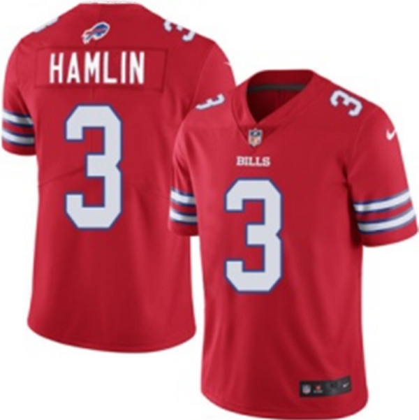 Women's Buffalo Bills #3 Damar Hamlin Red Vapor Untouchable Stitched Jersey(Run Small) Women's Buffalo Bills #3 Damar Hamlin Red Vapor Untouchable Stitched Jersey(Run Small)