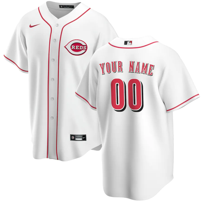 Youth Cincinnati Reds Active Player Custom White Cool Base Stitched Baseball Jersey Youth Cincinnati Reds Active Player Custom White Cool Base Stitched Baseball Jersey