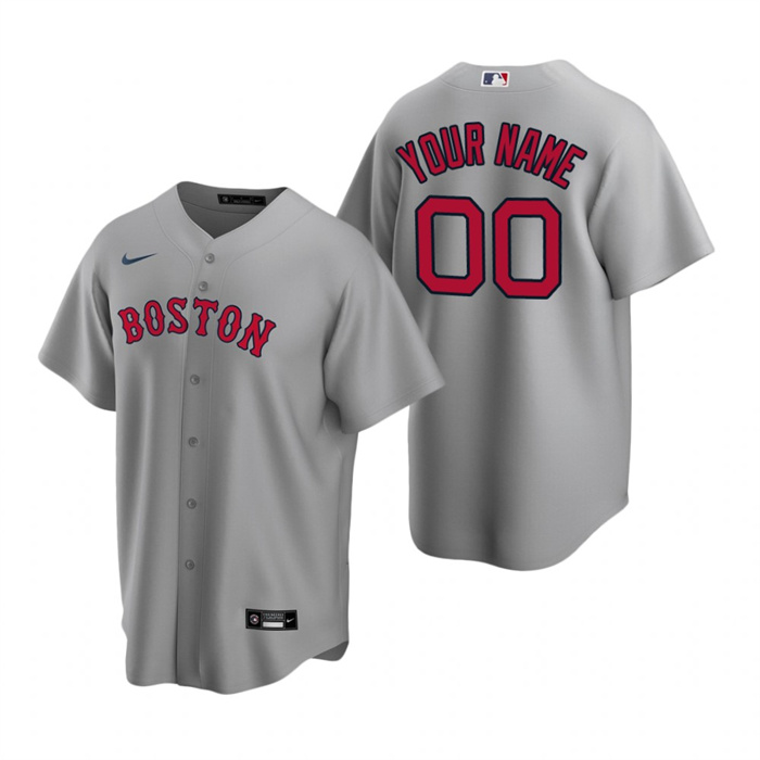 Youth Boston Red Sox Active Player Custom Grey Cool Base Stitched Baseball Jersey Youth Boston Red Sox Active Player Custom Grey Cool Base Stitched Baseball Jersey