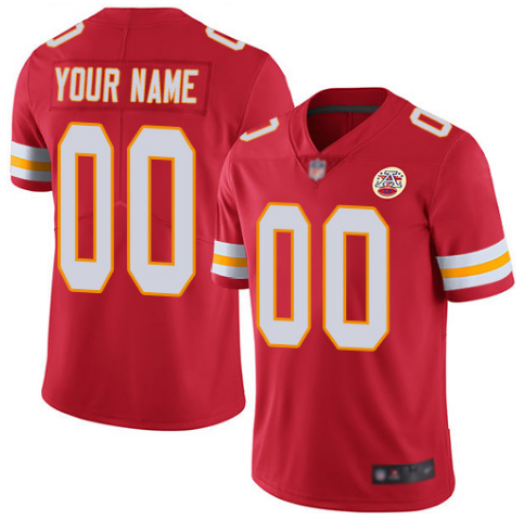 Youth Kansas City Chiefs ACTIVE PLAYER Custom Red Limited Stitched NFL Jersey Youth Kansas City Chiefs ACTIVE PLAYER Custom Red Limited Stitched NFL Jersey