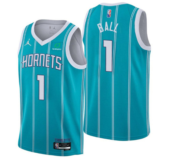 Toddler Charlotte Hornets #1 LaMelo Ball 2022/23 Teal Icon Edition Stitched Basketball Jersey Toddler Charlotte Hornets #1 LaMelo Ball 2022/23 Teal Icon Edition Stitched Basketball Jersey