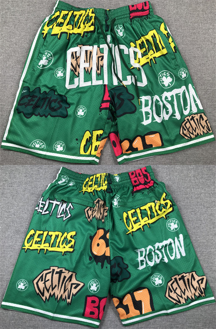 Men's Boston Celtics Green Shorts (Run Small) Men's Boston Celtics Green Shorts (Run Small)