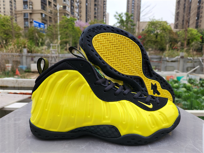 Men's Air Foamposite Pro Yellow Shoes 012